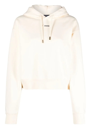 Jacquemus cropped hoodie - Neutrals
