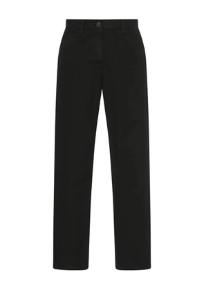 The Row logo-patch jeans - Black