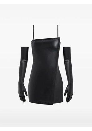 Manière De Voir detachable-gloves playsuit - Black