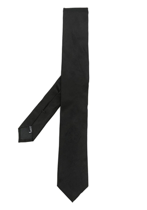 Philipp Plein logo-jacquard silk tie - Black
