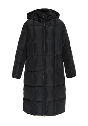Ea7 Emporio Armani hooded quilted coat - Black