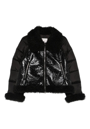 Moncler zipped bomber jacket - Black