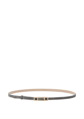 Fabiana Filippi rectangular-buckle belt - Grey