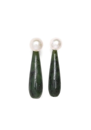Sophie Buhai Pearl drop earrings - Green