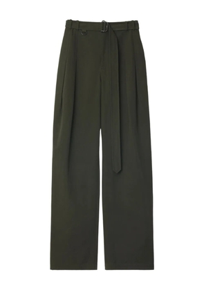 Burberry pleated belted trousers - Green