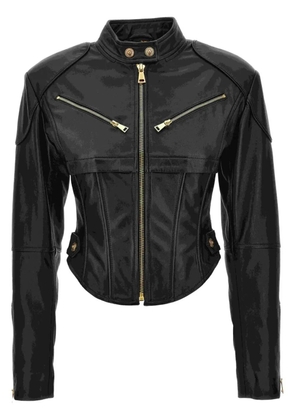 Versace Jeans Couture leather jacket - Black