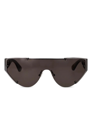 Alexander McQueen Eyewear AMQ the grip shield-frame sunglasses - Black