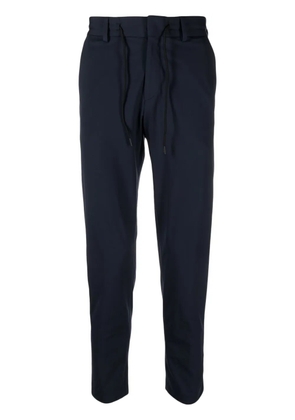 BOSS technical-jersey slim-cut trousers - Blue