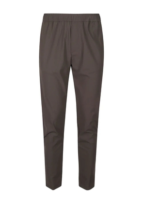PMDS Steve elasticated-waistband trousers - Brown