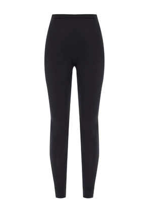 Issey Miyake speckled elastic-waistline leggings - Black