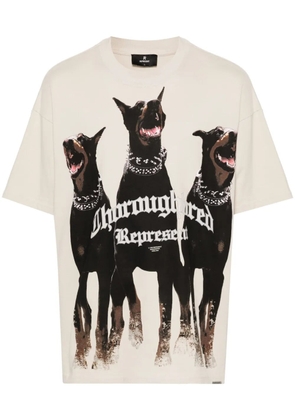 Represent Thoroughbred cotton T-shirt - Neutrals