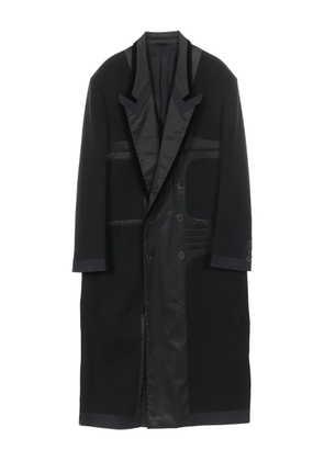Fendi Pre-Owned double-breasted wool coat - Black