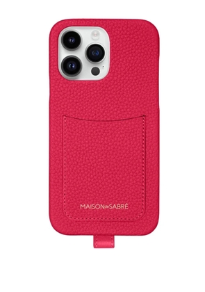 MAISON de SABRÉ Sling iPhone 14 Pro Max case - Pink