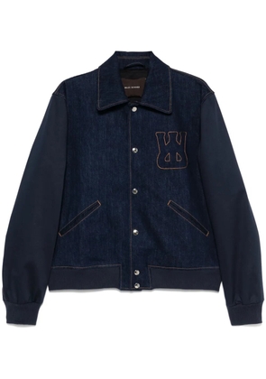 Wales Bonner Echo varsity jacket - Blue