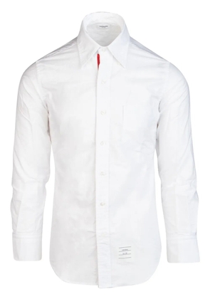 Thom Browne grosgrain-placket Oxford shirt - White