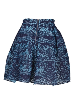 Maje pleated lace skirt - Blue