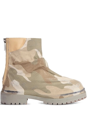 424 Marathon 'Camo' boots - Green