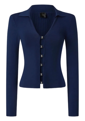 PINKO spread-collar cardigan - Blue