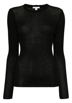 James Perse long-sleeve ribbed sweater - Black