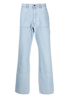 Winnie NY patch-detail bootcut jeans - Blue