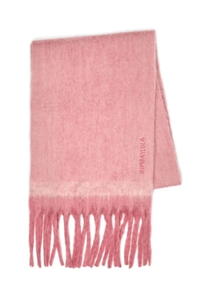 Bimba y Lola fringed scarf - Pink