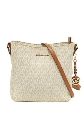 Michael Kors Logo print leather cross body bag - Neutrals