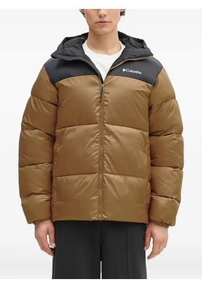 Columbia hooded puffer jacket - Brown
