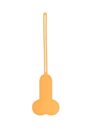 JW Anderson logo-debossed keychain - Orange