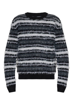 SAMSOE SAMSOE Safinnley crew-neck striped sweater - Black