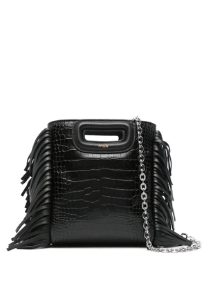 Maje mini M tote bag - Black