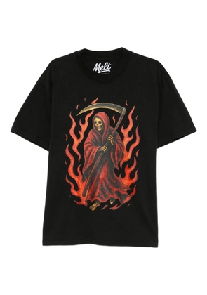 Melt printed T-Shirt - Black