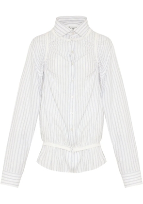 Maison Margiela striped shirt - White