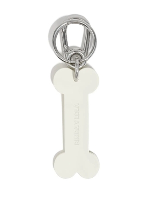 Bimba y Lola bone-shaped metal keyring - Neutrals