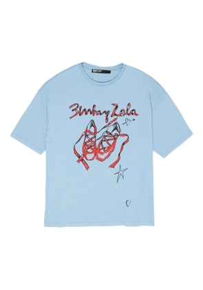 Bimba y Lola graphic print T-shirt - Blue