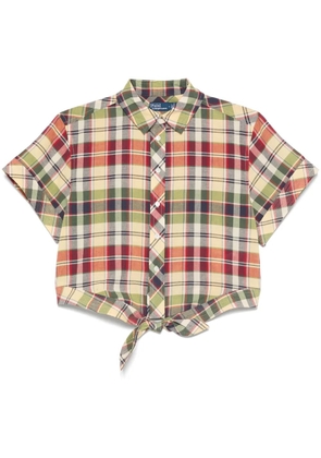 Polo Ralph Lauren plaid-check shirt - Neutrals