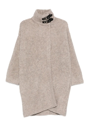 LIU JO bouclé coat - Grey