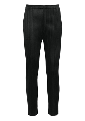 Pleats Please Issey Miyake Monthly Colors: October trousers - Black