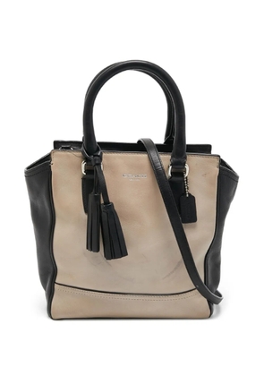 Coach Vintage Pre-owned small leather tote bag - Neutrals