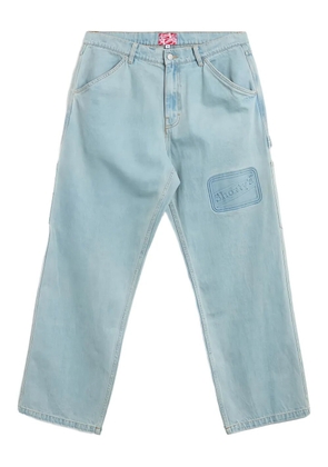 Pleasures patch-detailed jeans - Blue