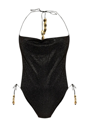Oséree glitter-detailing swimsuit - Black