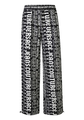 Versace Jeans Couture logo-print track pants - Black