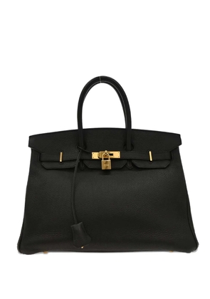 Hermès Pre-Owned 2003 35 Birkin leather tote bag - Black