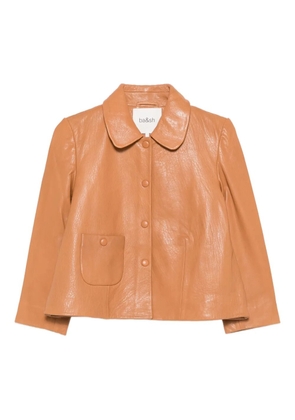 Ba&Sh Peter Pan-collar patch-pocket jacket - Brown