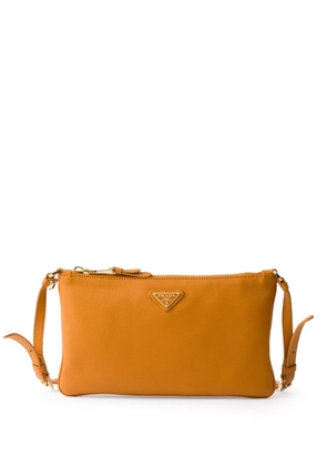 Prada leather shoulder bag - Orange
