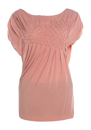 Escada Pre-Owned pleated top - Pink