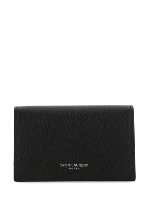 Saint Laurent Paris card holder - Black