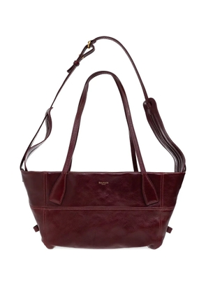 Balmain top-handle leather tote bag - Red