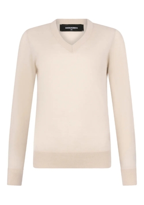 DSQUARED2 V-Neck sweater - Neutrals