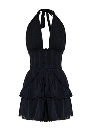 LoveShackFancy Deanna mini dress - Black