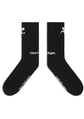 Courrèges AC sports socks - Black